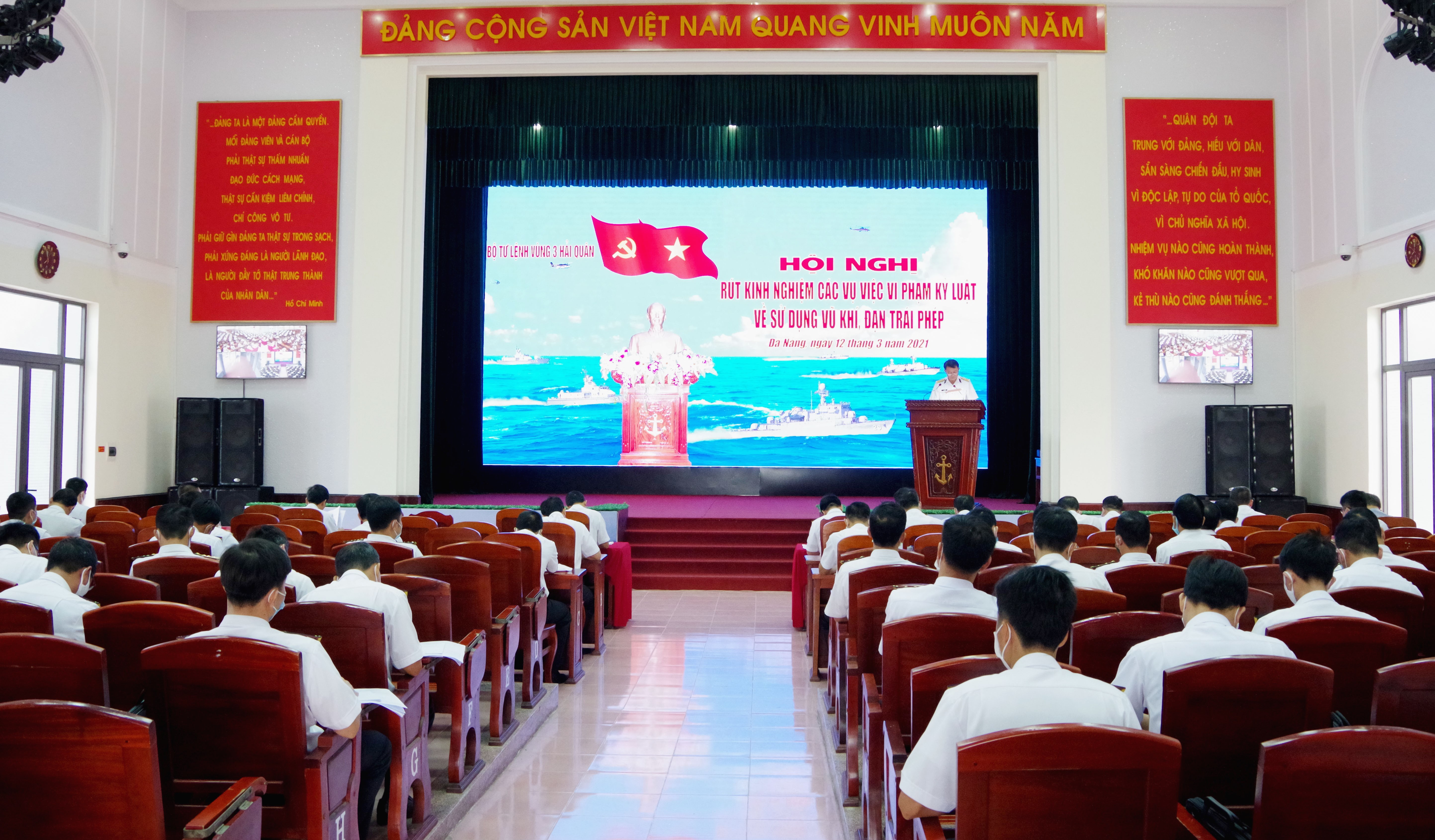 Vùng 3 Hải quân: Không để xảy ra vi phạm kỷ luật về sử dụng vũ khí, đạn trái phép